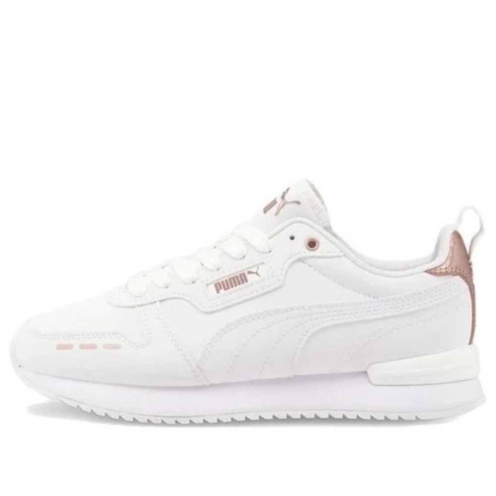 Puma R78 Raw Metallics Sneaker in White Rose Gold - Picture 2 of 8